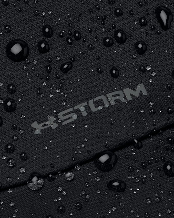 Felpa con cappuccio Armour Fleece® Storm Full Zip da uomo, Black, pdpMainDesktop image number 5